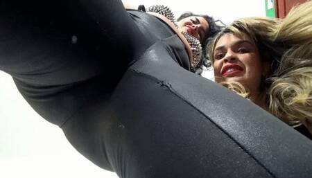 Two Hot Brunettes Farting in Leggings In Your House Part 2 By Scarlet White And Thay Flores Cam By Dani full HD