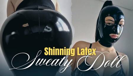 Miss Bimby Shining Sweaty Latex (720 - EN sub)