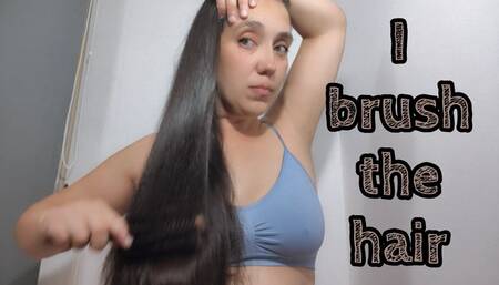 I comb my hair