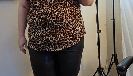 Wedges leggings BBW Feet