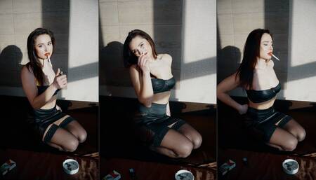 Just a cigarette and me