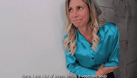 A big problem with the clogged toilet, and the smell of farts