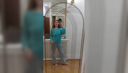 I Knitted Myself a Top and a Sweater, Bragging 3