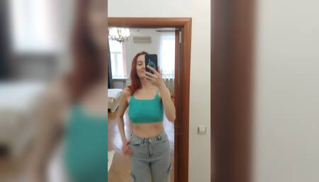 I Knitted Myself a Top and a Sweater, Bragging 4