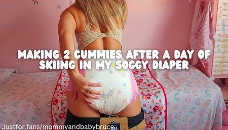Cumming Twice In My Soggy Ski Diaper