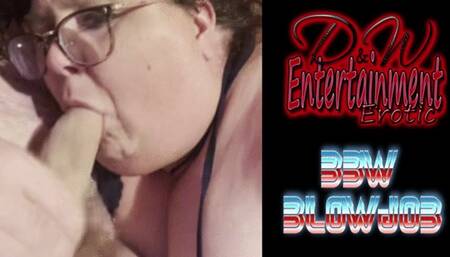 BBW suck cock and is rewarded with a hot cum facial MP4