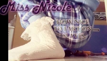 How nice to fart on slaves
