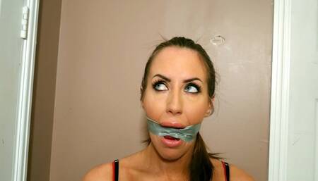 Snooping Security comes unstuck (or should we say very stuck bound and wrapgagged!)