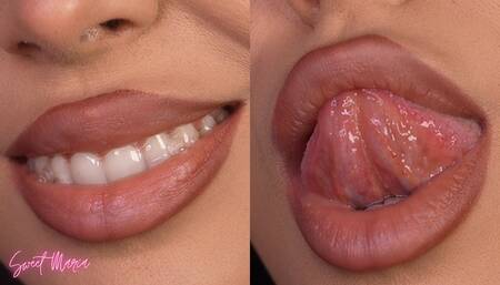 White tongue JOI | Sweet Maria