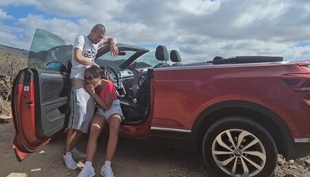 Big Titted Babe Gets Fucked in My Convertible