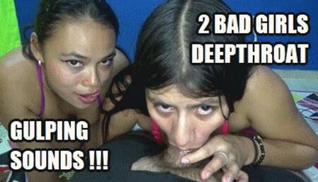 DEEP THROAT BLOWJOB 250302BD CANDY + SARAI TWO MODELS USING HER THROATS TO MAKE LOUD GULPING SOUNDS WHILE SWALLOWING COCK (FULL HD MP4 VERSION)