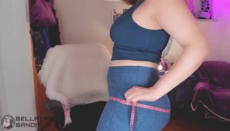 New Muscle Mommys Training 1st Body Tour Measuring Part Two