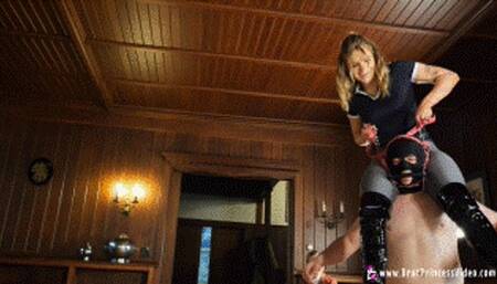 Hannah and Leona - Bitchy Girls Train their Pony