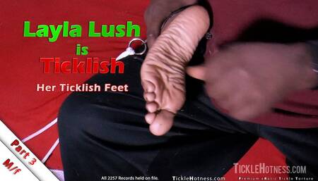 Layla Lush Is Ticklish - Part 3 - Her Ticklish Feet - Full
