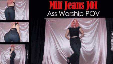 Milf Jeans JOI Ass Worship POV - mp4 version