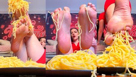 Noodles with a dash of feet