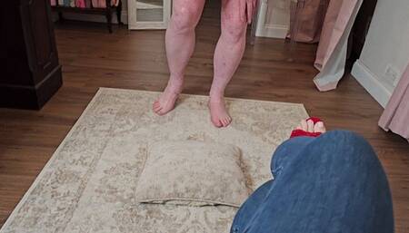 Cock tease with my feet