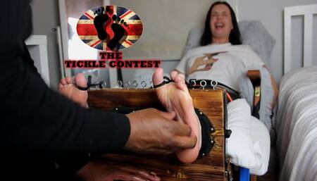 Tickling Goddess Leyla IN THE STOCKS! Part 1