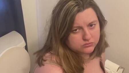 Third toilet helping of the day