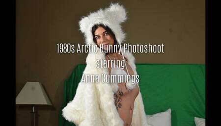 1980s Arctic Bunny Photoshoot starring Anna Cummings