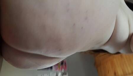 Sexy Giantess Sits in Your Face Pussy