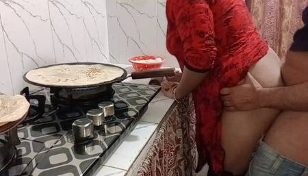 Indian Step Mom Sex Video in the Kitchen