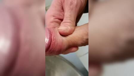 Urinals Pissing Cumming and Pissing Again Wearing Cords - Rockard Daddy