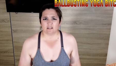 Ballbusting Yoga Bitch: Kick to the Balls for Creeps