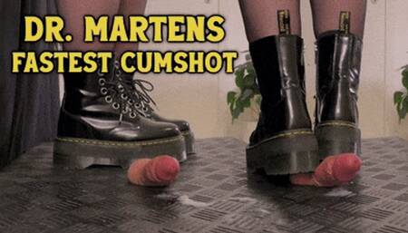 My Dr Martens Triggered the Fastest Cumshot (Slave POV Version) - TamyStarly - Cock Balls Crush Trample, Shoejob, CBT, Trampling, Stomping