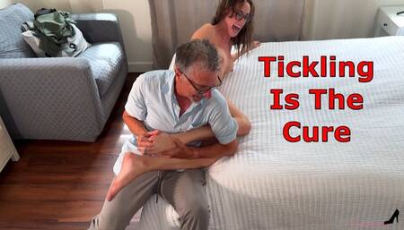 Tickling is the Cure - Sexy Ama Rio Gets Sensual Tickle Massage With Foot Tickling on Oiled Soles