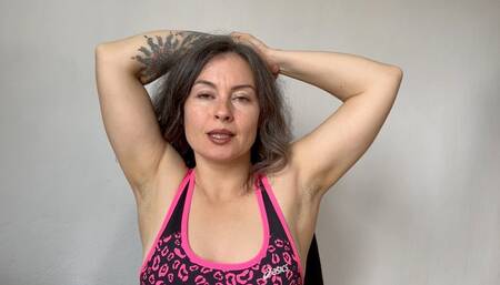 she doesn't shave her armpits because you go crazy about them