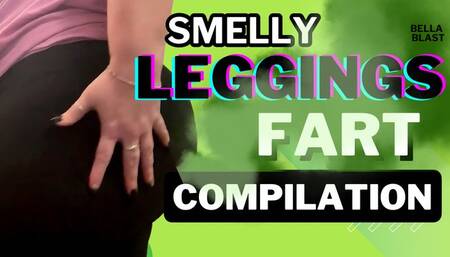 Stinky Fart Overload – Back to Back Bombs in Leggings
