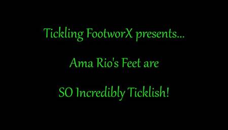 Ama Rios Feet are SO Incredibly Ticklish