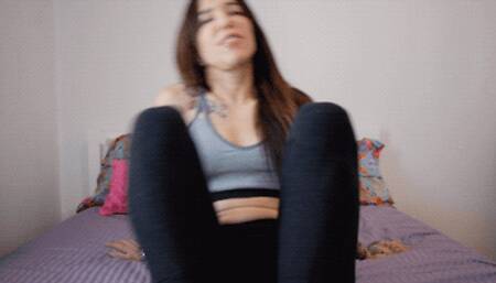 Foot Worship after my Workout