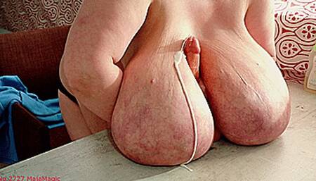 Maja meets Alice Part 226 - The Dildo Titty Fuck with Alice Part 2 - Alternate Version (Clip No 2727 - wmv version)