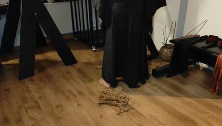 Mistress Roberta - Helios hogties Ciela 4 me and Victoria