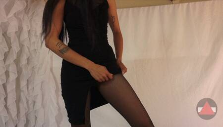 Torn to Pieces: Viva Athena's Ripped Pantyhose Doggystyle Creampie