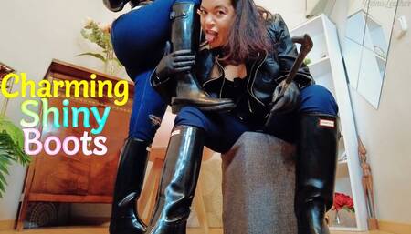 Charming Shiny Boots - Reina Leather Isabella shine