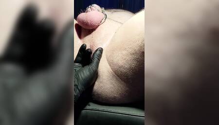 Intense Prostate Milking in Chastity