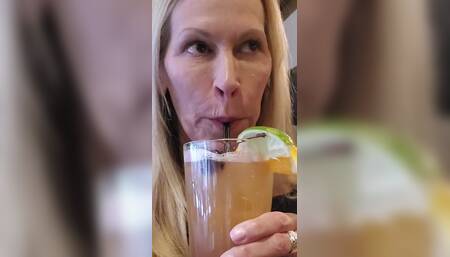 Enjoying Coctail