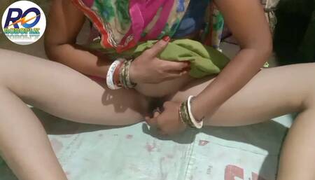Desi Village Sex Maal Unbuttoned Her Blouse and Took Out Milk From Her Nipples and Put Her Finger in Her Pussy