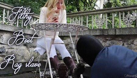 Filthy Boot Rag slave