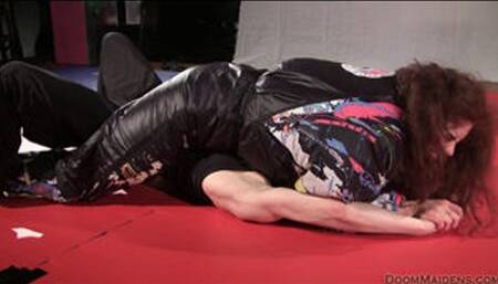 Shiny Ski Suit Domination: Candy Pain and VeVe Lane (April 2014)