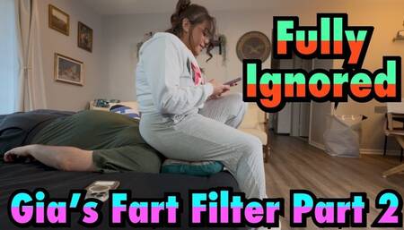Gia's Fart Filter Serves Her With No Issues!