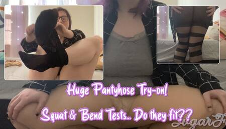 HUGE Pantyhose Try-On