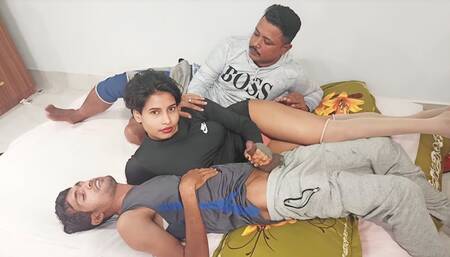 One Desi Queen, Two Hungry Kings – A Threesome Full of Passion!