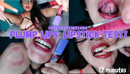Plump Lips: Lipstick Test! 17 min