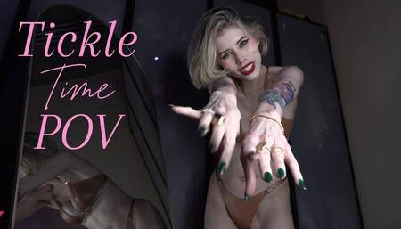 Tickle Time POV - Mean MILF Tickling Femdom by Goddess Kyaa