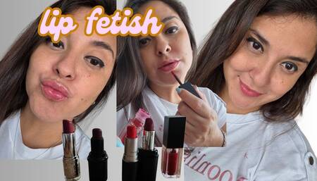 lip fetish (trying different lipsticks)