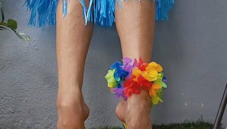 Milah the foot fetish Goddess in Carnival